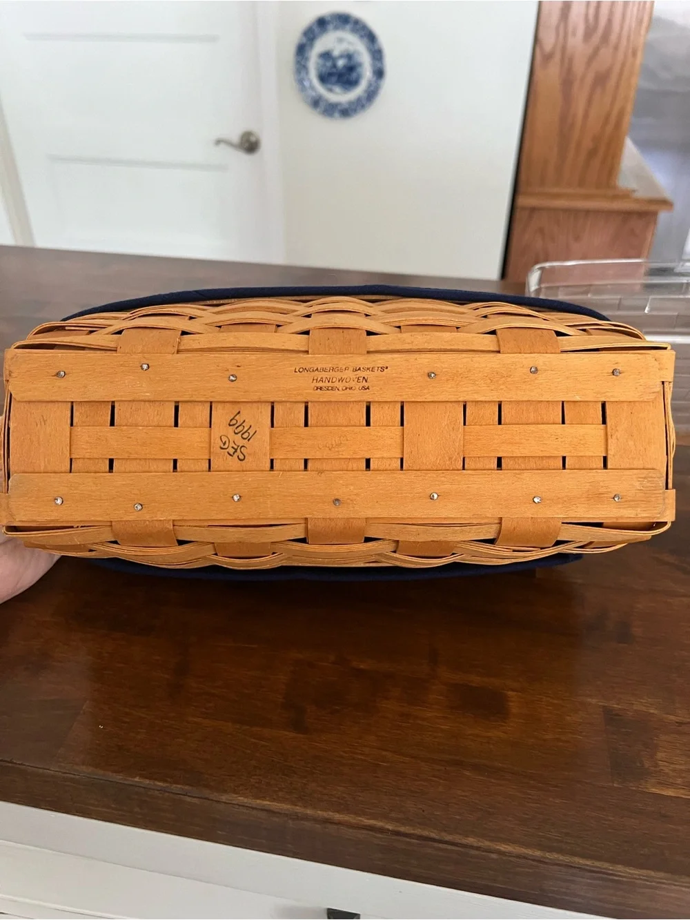 Longaberger Envelope Basket, 1999